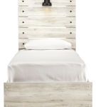 Signature Design by Ashley Cambeck Twin Panel Bed, Dresser and Nightstand-Whit